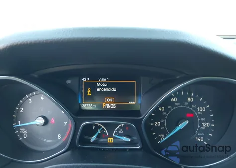 2016 Ford Focus Se из США, поврежденный, VIN 1FADP3FE0GL323688